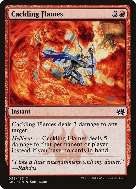 Image for Cackling Flames (55) (Ravnica Allegiance: Guild Kits) - Magic: The Gathering