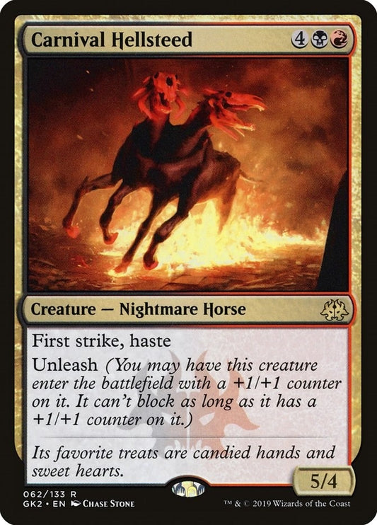 Image for Carnival Hellsteed (62) (Ravnica Allegiance: Guild Kits) - Magic: The Gathering