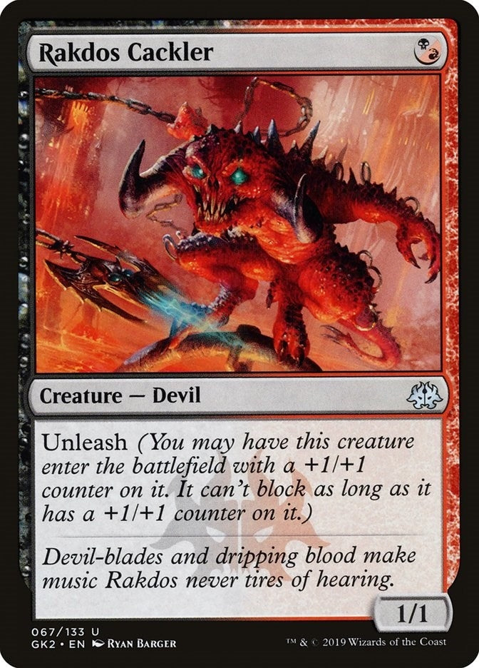 Image for Rakdos Cackler (67) (Ravnica Allegiance: Guild Kits) - Magic: The Gathering