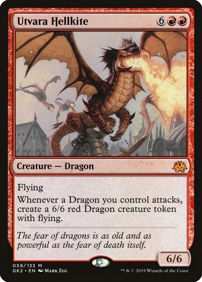 Image for Utvara Hellkite (59) (Ravnica Allegiance: Guild Kits) - Magic: The Gathering