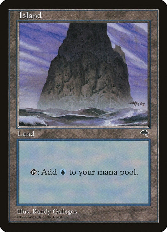 Image for Island (Spire) (337) (Tempest) - Magic: The Gathering