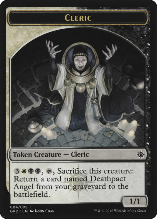 Image for Cleric // Treasure Double-Sided Token (4 // 12) (Ravnica Allegiance: Guild Kits) - Magic: The Gathering