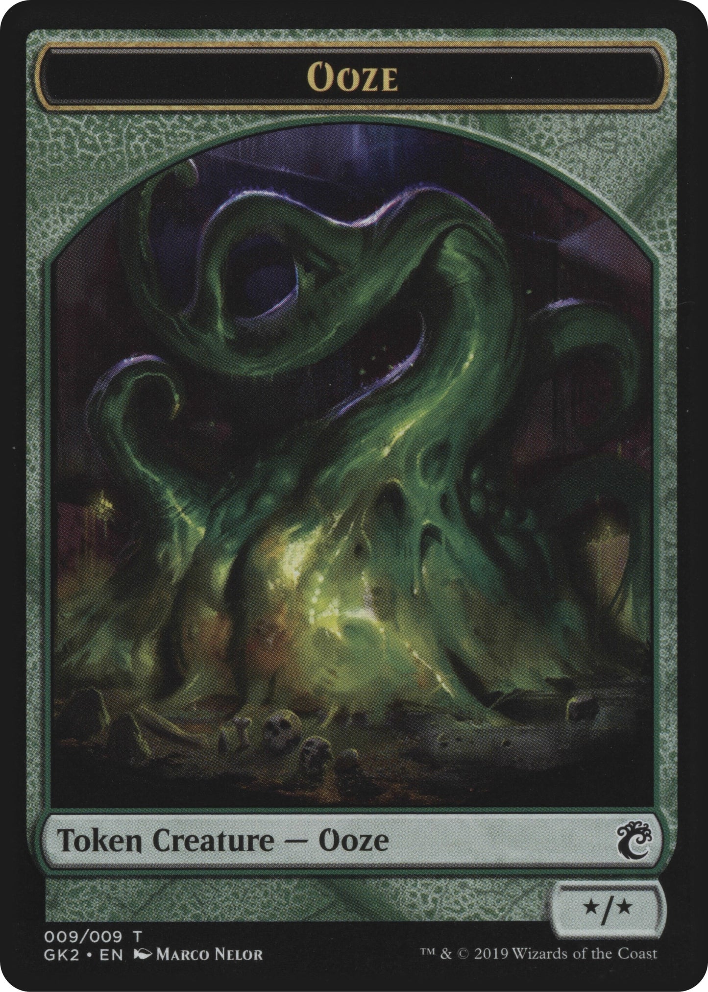 Image for Ooze // Frog Lizard Double-Sided Token (9 // 6) (Ravnica Allegiance: Guild Kits) - Magic: The Gathering