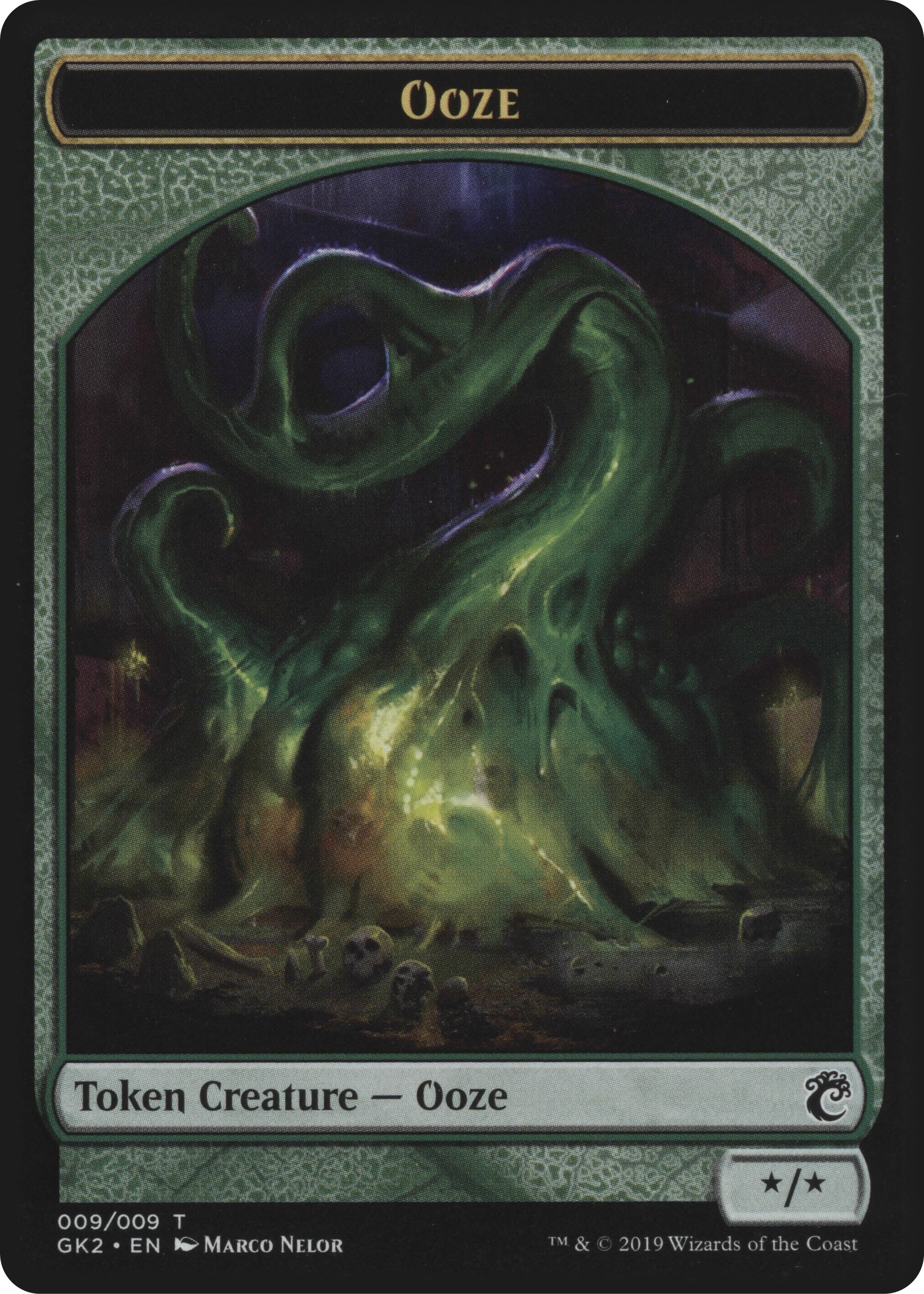 Image for Ooze // Frog Lizard Double-Sided Token (9 // 6) (Ravnica Allegiance: Guild Kits) - Magic: The Gathering