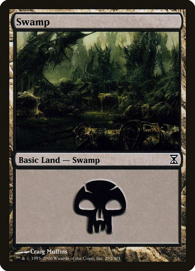 Image for Swamp (292) (292) (Time Spiral) - Magic: The Gathering