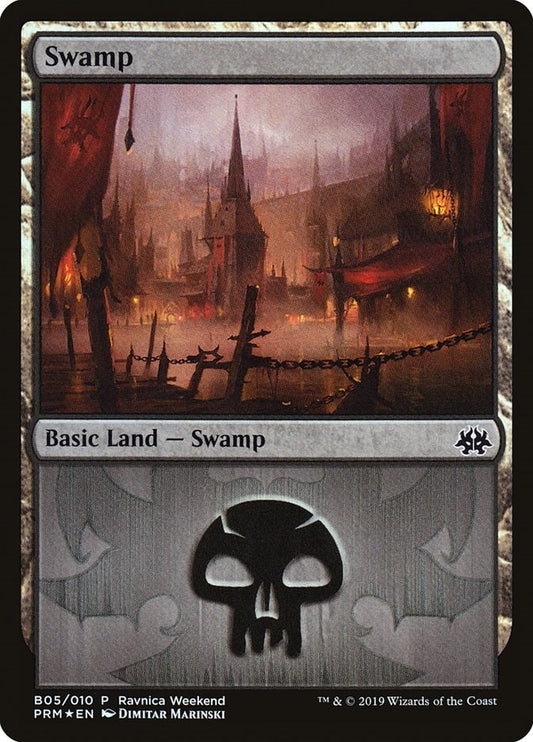 Image for Swamp - Rakdos (B05) (5) (Launch Party & Release Event Promos) - Magic: The Gathering