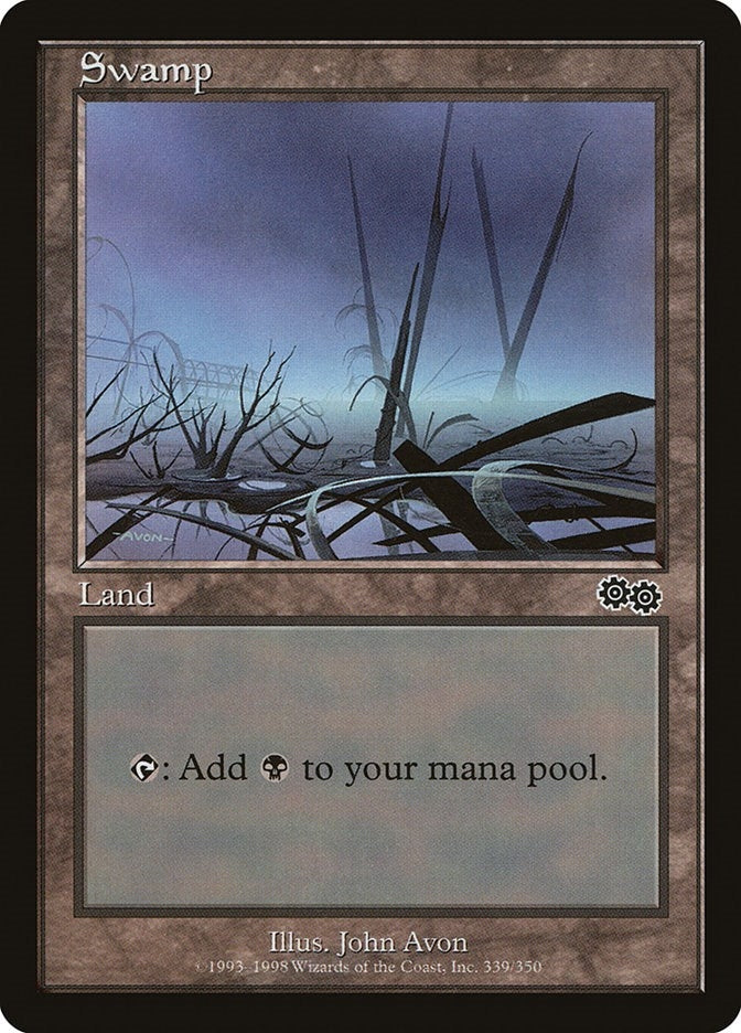 Image for Swamp (339) (339) (Urza's Saga) - Magic: The Gathering