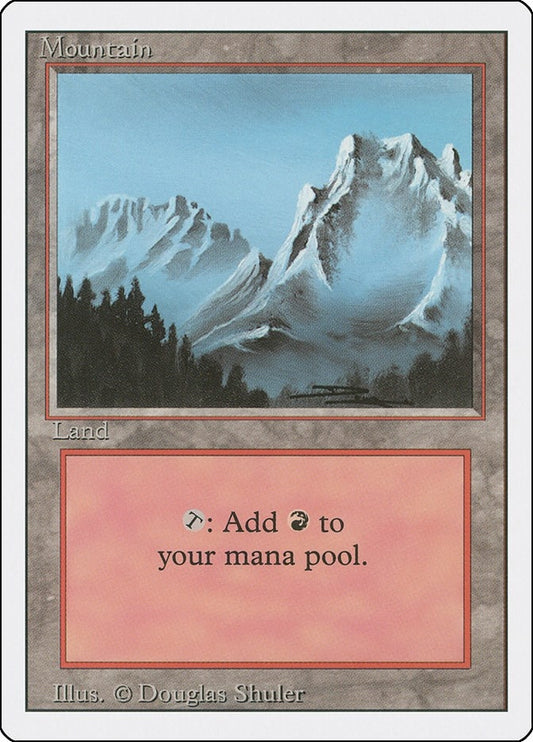 Image for Mountain (B) (291) (Revised Edition) - Magic: The Gathering