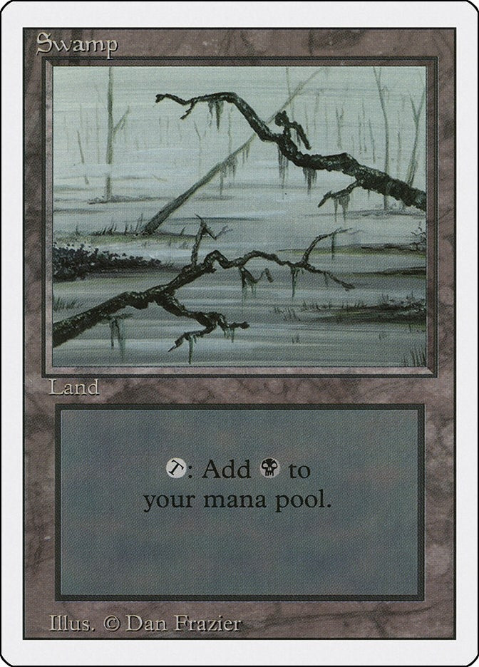 Image for Swamp (C) (300) (Revised Edition) - Magic: The Gathering