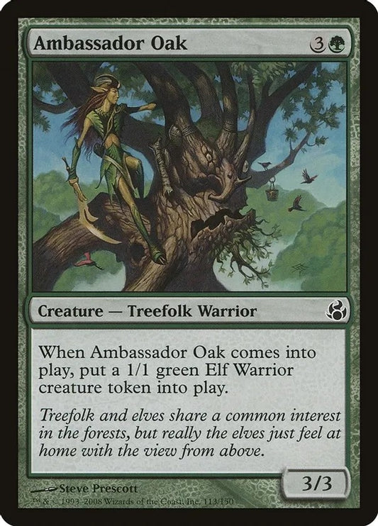 Image for Ambassador Oak (Morningtide) (113) (Oversize Cards) - Magic: The Gathering