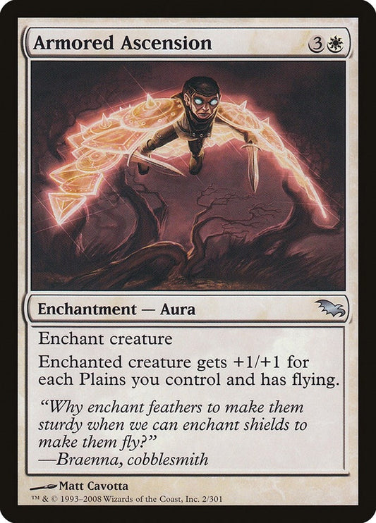 Image for Armored Ascension (2) (Shadowmoor) - Magic: The Gathering