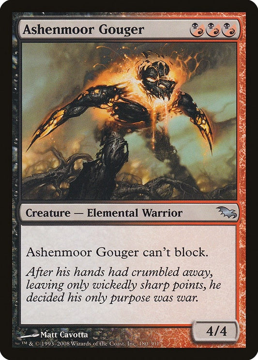 Image for Ashenmoor Gouger (180) (Shadowmoor) - Magic: The Gathering