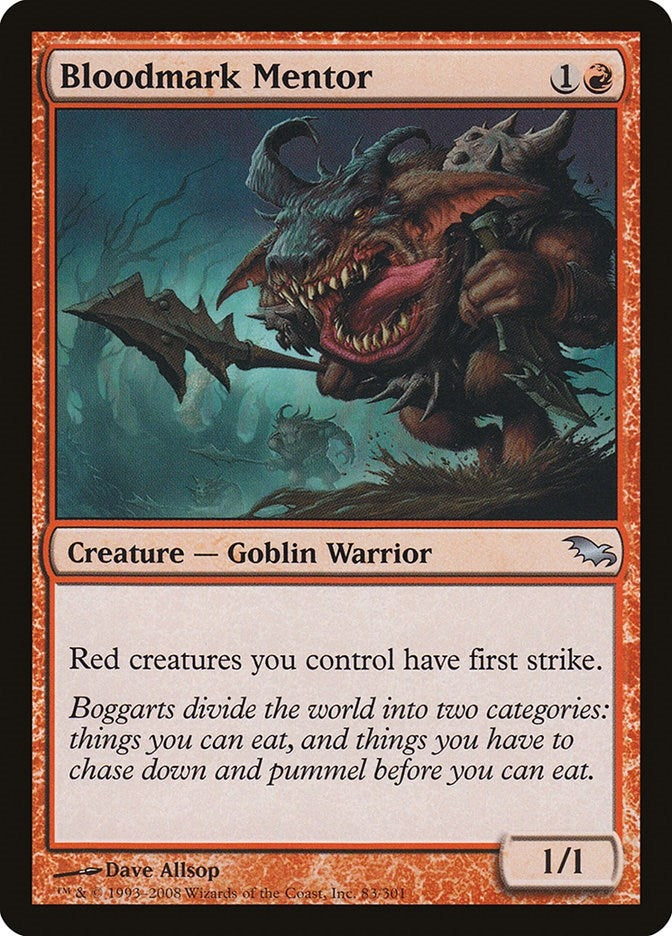 Image for Bloodmark Mentor (83) (Shadowmoor) - Magic: The Gathering