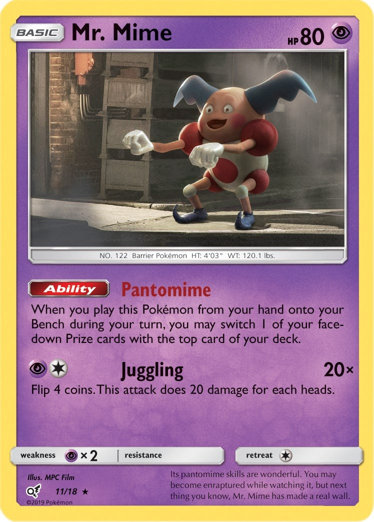 Image for Mr. Mime (11/18) (Detective Pikachu) - Pokemon