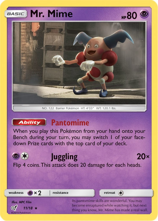 Image for Mr. Mime (11/18) (Detective Pikachu) - Pokemon