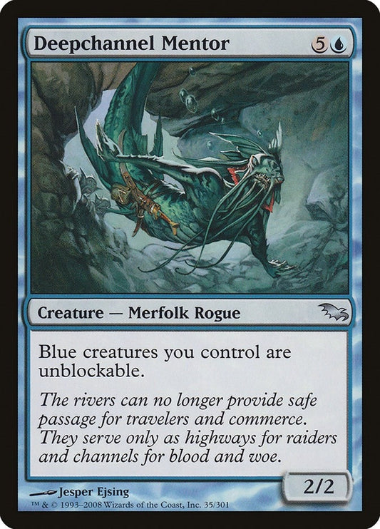 Image for Deepchannel Mentor (35) (Shadowmoor) - Magic: The Gathering