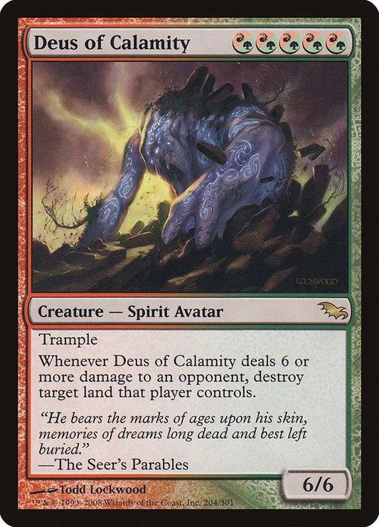 Image for Deus of Calamity (204) (Shadowmoor) - Magic: The Gathering
