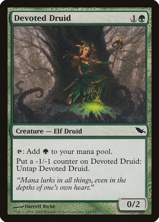 Image for Devoted Druid (110) (Shadowmoor) - Magic: The Gathering