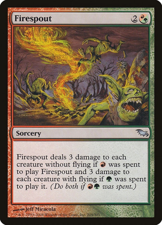 Image for Firespout (205) (Shadowmoor) - Magic: The Gathering