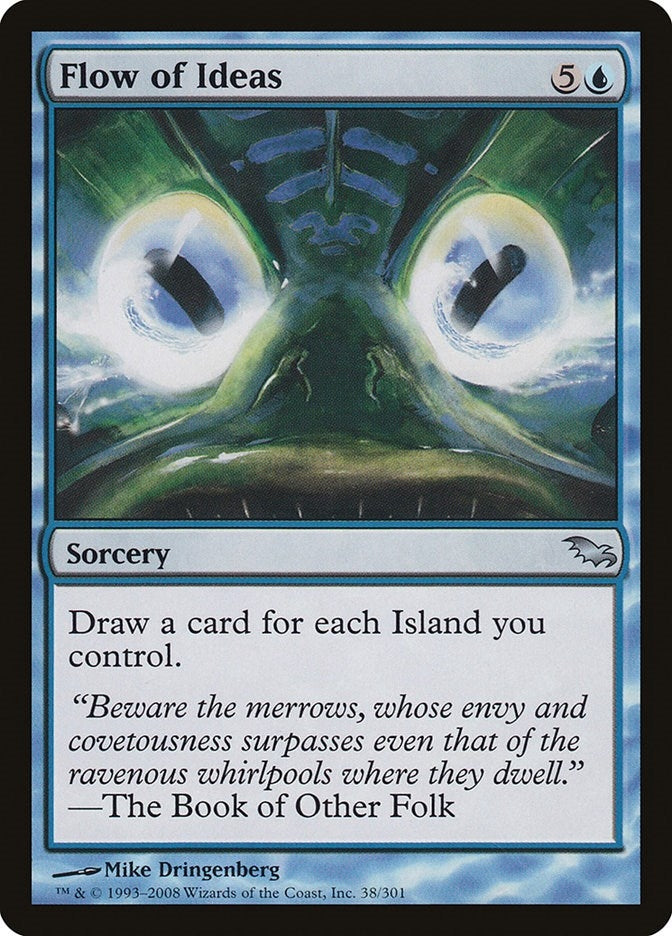 Image for Flow of Ideas (38) (Shadowmoor) - Magic: The Gathering