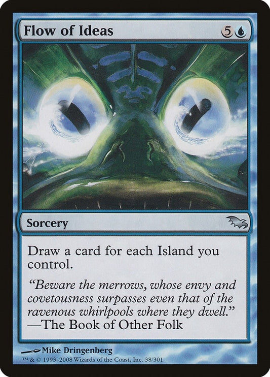 Image for Flow of Ideas (38) (Shadowmoor) - Magic: The Gathering
