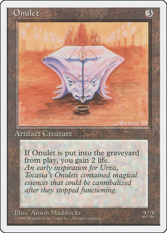 Image for Onulet (Fourth Edition) - Magic: The Gathering