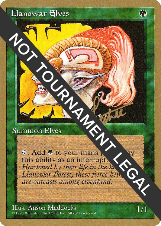 Image for Llanowar Elves - 1996 Bertrand Lestree (4ED) (World Championship Decks) - Magic: The Gathering