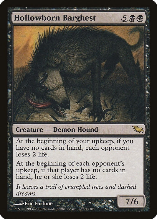 Image for Hollowborn Barghest (68) (Shadowmoor) - Magic: The Gathering