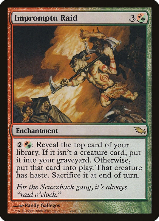 Image for Impromptu Raid (209) (Shadowmoor) - Magic: The Gathering