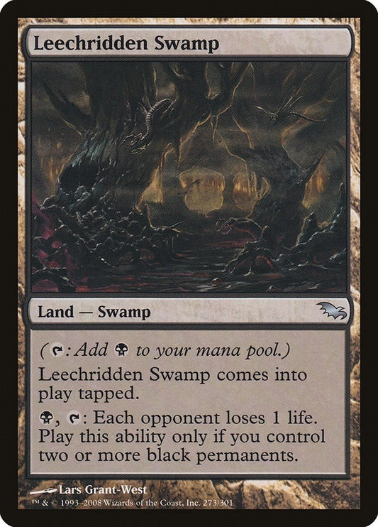 Image for Leechridden Swamp (273) (Shadowmoor) - Magic: The Gathering