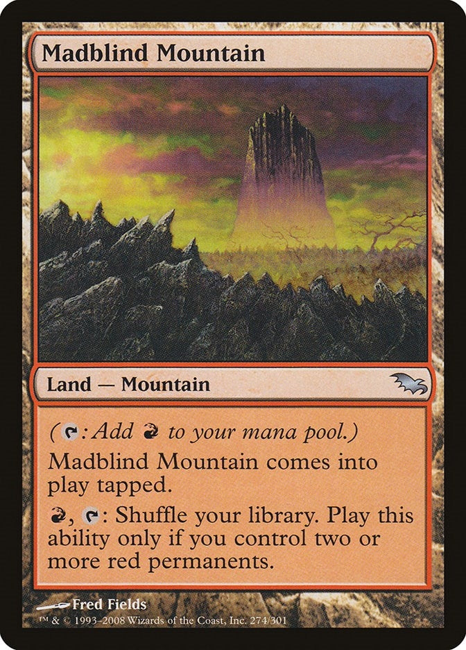 Image for Madblind Mountain (274) (Shadowmoor) - Magic: The Gathering