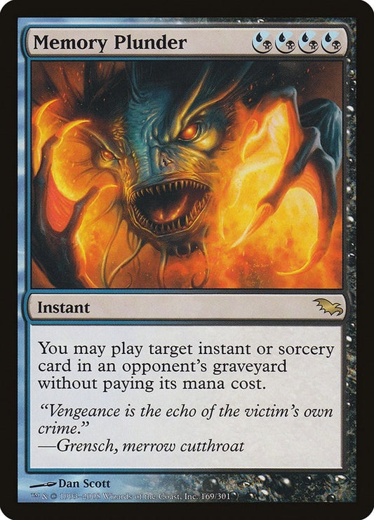 Image for Memory Plunder (169) (Shadowmoor) - Magic: The Gathering