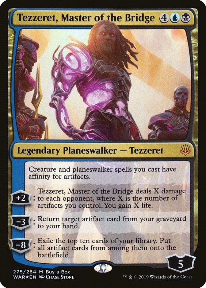 Image for Tezzeret, Master of the Bridge (275) (Buy-A-Box Promos) - Magic: The Gathering