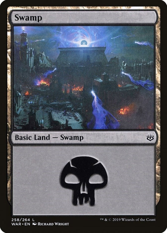 Image for Swamp (258) (258) (War of the Spark) - Magic: The Gathering