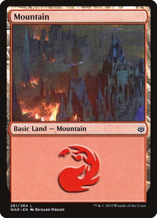 Image for Mountain (261) (261) (War of the Spark) - Magic: The Gathering