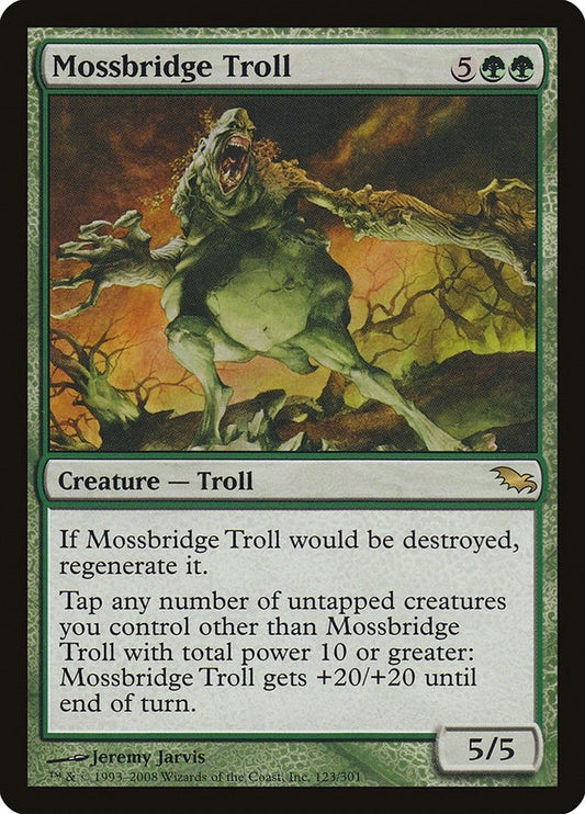 Image for Mossbridge Troll (123) (Shadowmoor) - Magic: The Gathering