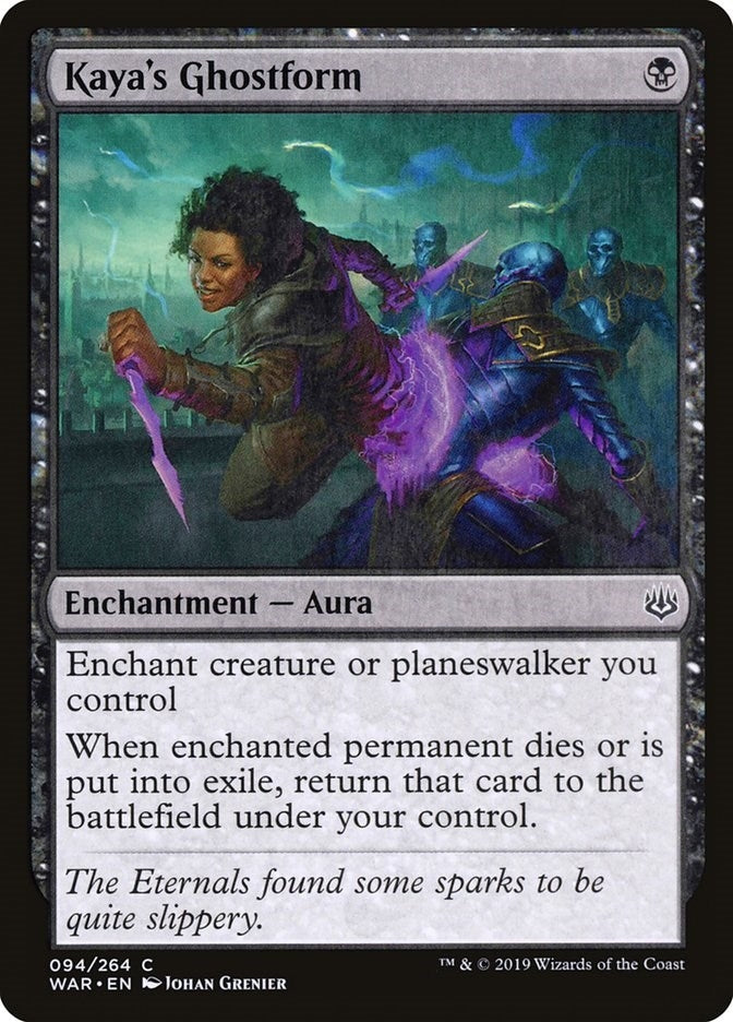 Image for Kaya's Ghostform (94) (War of the Spark) - Magic: The Gathering