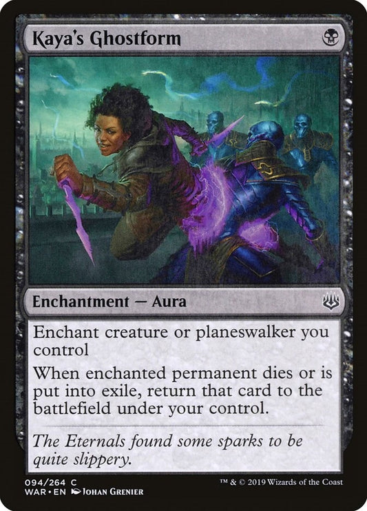 Image for Kaya's Ghostform (94) (War of the Spark) - Magic: The Gathering