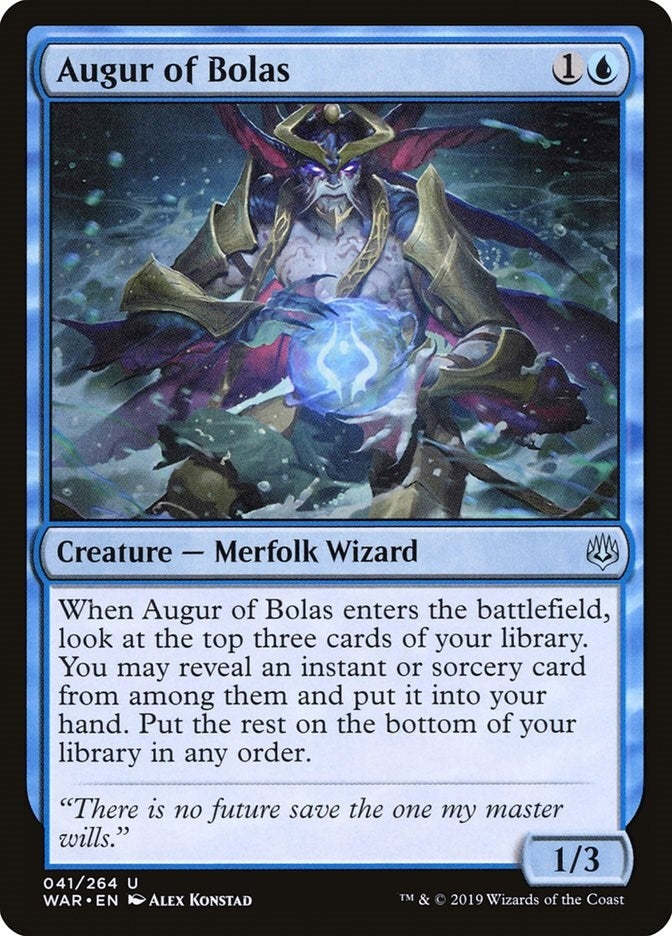 Image for Augur of Bolas (41) (War of the Spark) - Magic: The Gathering
