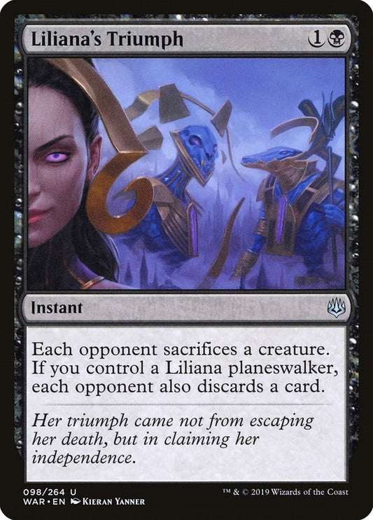 Image for Liliana's Triumph (98) (War of the Spark) - Magic: The Gathering