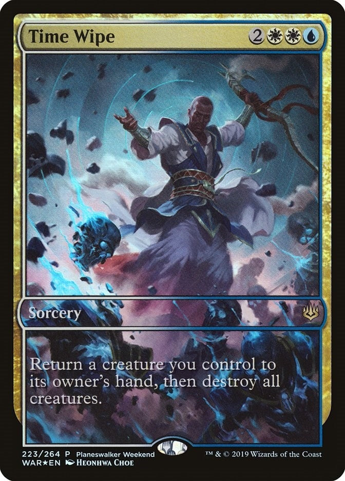 Image for Time Wipe (223) (Planeswalker Event Promos) - Magic: The Gathering