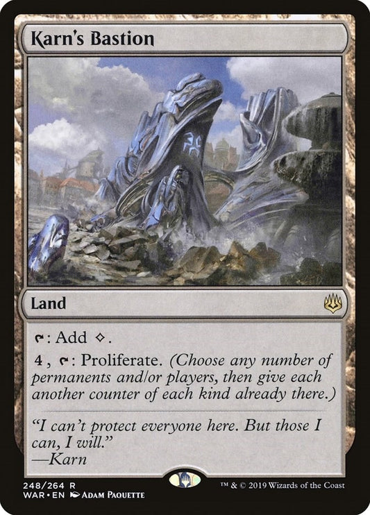 Image for Karn's Bastion (248) (War of the Spark) - Magic: The Gathering