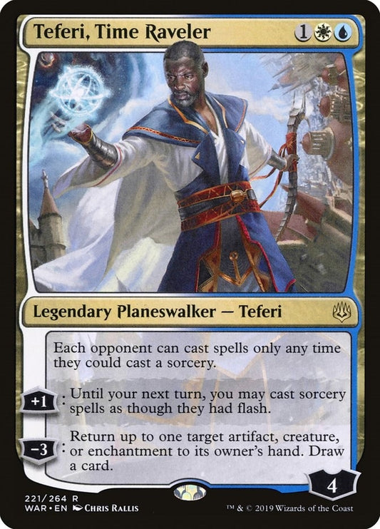 Image for Teferi, Time Raveler (221) (War of the Spark) - Magic: The Gathering