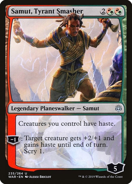 Image for Samut, Tyrant Smasher (235) (War of the Spark) - Magic: The Gathering