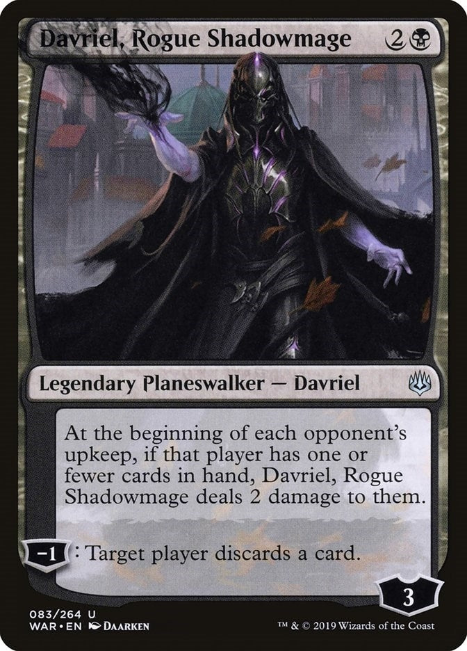 Image for Davriel, Rogue Shadowmage (83) (War of the Spark) - Magic: The Gathering
