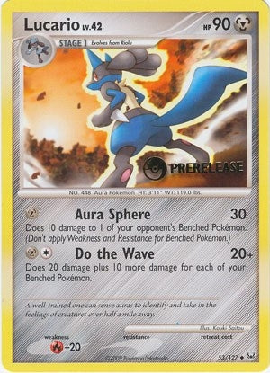 Image for Lucario - 53/127 (Prerelease) (53/127) (Diamond and Pearl Promos) - Pokemon