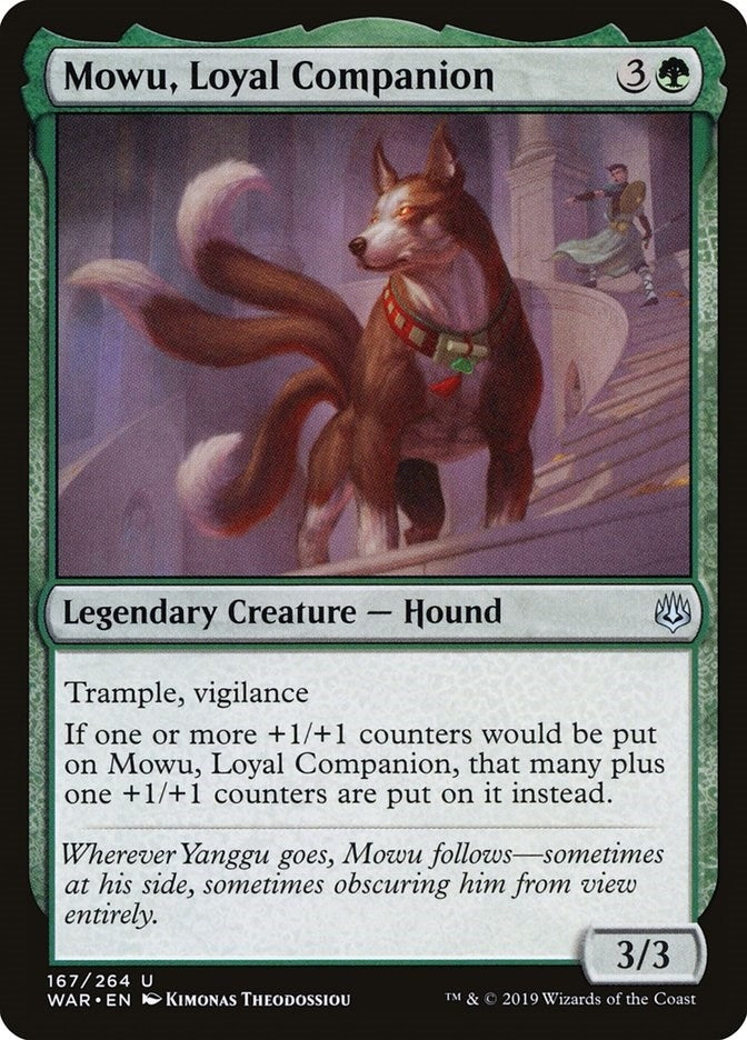 Image for Mowu, Loyal Companion (167) (War of the Spark) - Magic: The Gathering