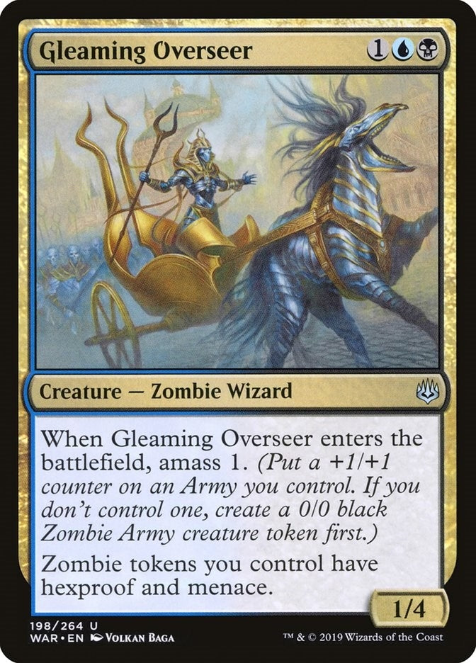 Image for Gleaming Overseer (198) (War of the Spark) - Magic: The Gathering