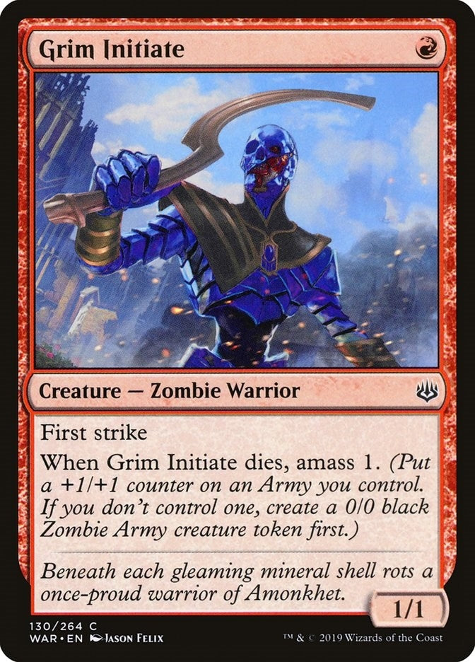 Image for Grim Initiate (130) (War of the Spark) - Magic: The Gathering