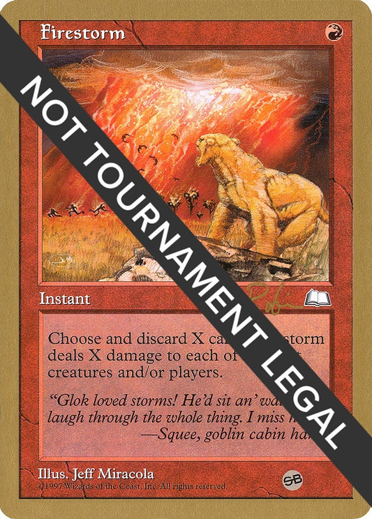 Image for Firestorm - 1998 Ben Rubin (WTH) (SB) (World Championship Decks) - Magic: The Gathering